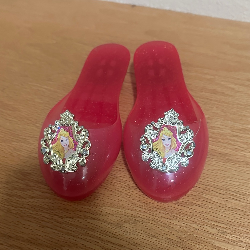 Pink Sleeping Beauty Princess Slip-On Shoes